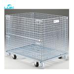 Collapsible / Folding Welded European Metal Steel Wire Mesh Pallet Cage