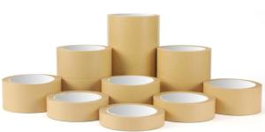 China 20mm-100mm Tear By Hand Kraft Paper Hot Melt Adhesive Tape With Viscosity factory