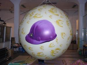 China inflatable helium balloon with printing logo factory