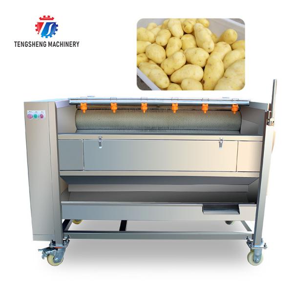 Potato cleaning peeling machine taro peeling machine multi-functional horseshoe
