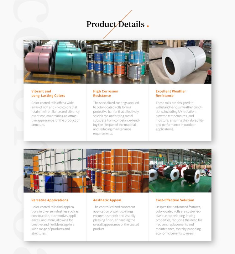 SGCC DX51D ASTM JIS RAL9010 9030 0.25mm 0.8mm Color Red PPGI Coil Zinc Coated PPGI Steel Sheets prepainted galvanized steel coil