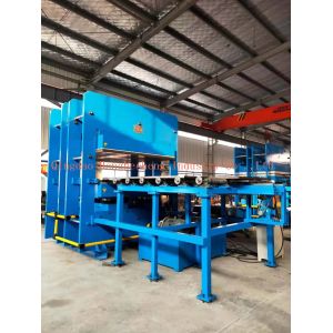China Rubber Mat Vulcanizing Press With Guid Rail on sale