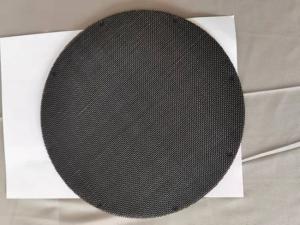 China 14x88 And 20x20 Mesh Black Wire Mesh Filter Disc acid resistance factory