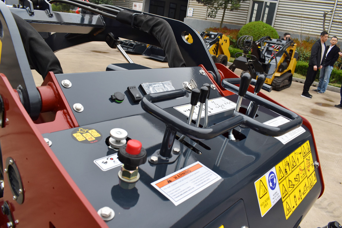 Backhoe Hydraulic Farm Mini Skid Steer Loader High Scissors Front