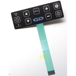 Embossed Tactile Push Button Membrane Switch with Graphic Overlay