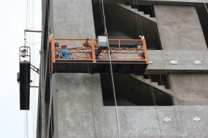 China Philippines external cleaning hoist temporary suspended platform gondola factory