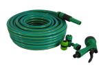 Durable Garden PVC Hose / Pipe / Tubing With Sprayer Nozzle Gun Anti Abrasion