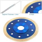 4.5 Inch Diamond Saw Blade Porcelain Cutting Disc Wheel For Wet Cutting