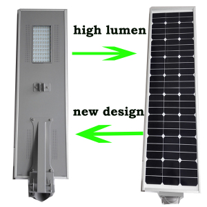 China Hot fashion all in one solar led street light 60W factory