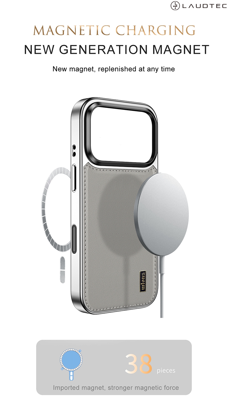 Magnetic Soft Shockproof Case for iPhone 17Pro /Pro Max Camera Button Control Premium Metallic Coating OEM/ODM/Private Label