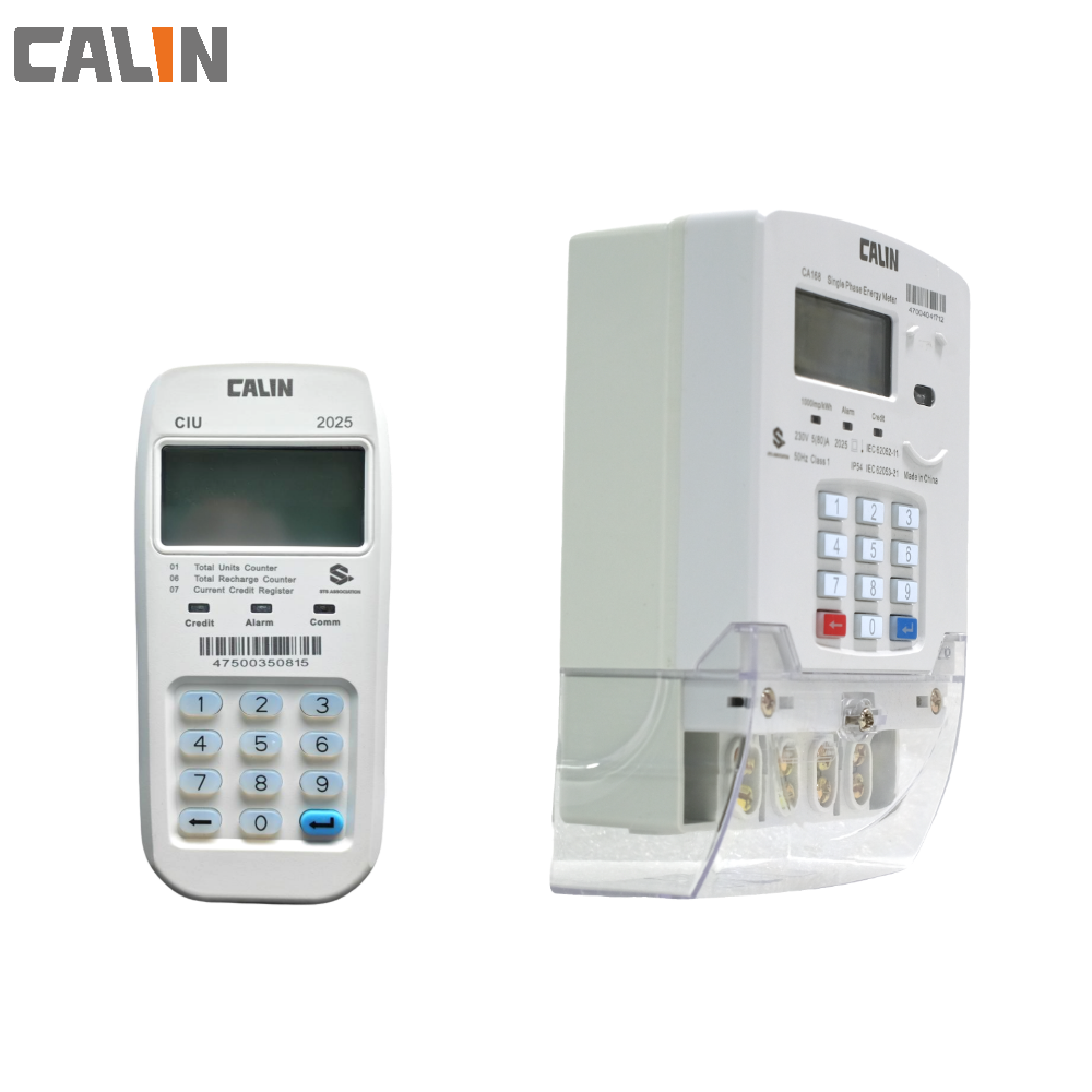 China CA168-F Smart Prepaid Electricity Meter Anti-Tamper Single Phase Electric Meter With STS Encryption Algorithm factory