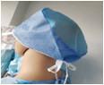 China Blue/Green Color Disposable Medical Cap-PP +SMS NON WOVEN factory