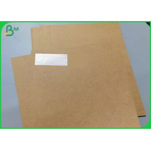 China Virgin 135g 300g Thick Uncoated Brown Craft Cardboard Sheet For Packing Box on sale