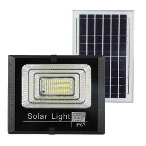 China Security Exterior LED Solar Flood Lights Outdoor 45W PVC Powerful 3 Years Warranty factory