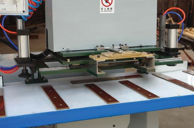 Door lock hole mortise mortising machine with double heads single heads copy heads