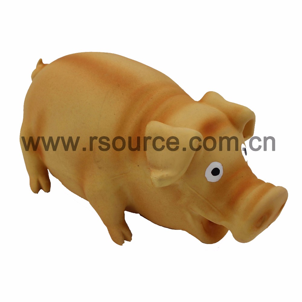 Rubber Latex Squeaky Dog Toy Custom Color Durable Squeaky Pet Toys