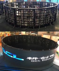 China Commercial Transparent LED Display Board For Outdoor Advertising Size 256*128mm factory