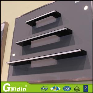 China bedroom powder coated contemporary foggy siver aluminum furniture handle factory