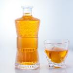 Cap Type Cork 750ml 1000ml Clear Glass Bottle for Gin Rum Vodka Whisky
