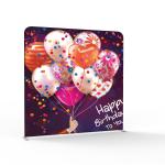 Curved Trade Show Backdrop Displays Banner Stands Prevent Insolation UV Proof