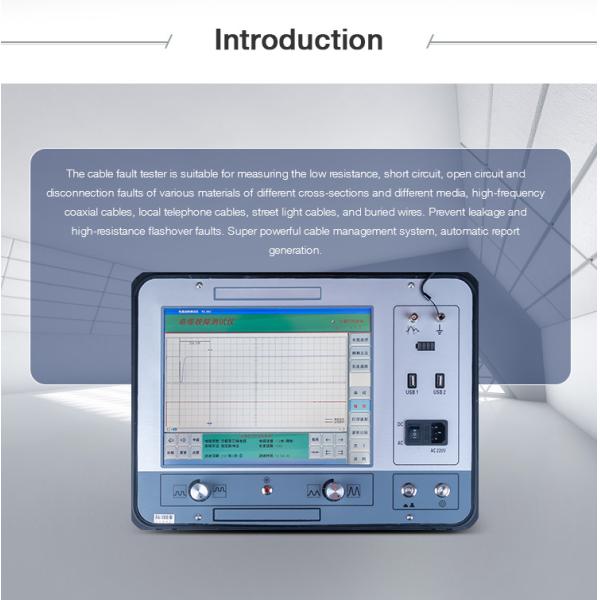 XHGG502 TDR Cable Fault Locator for Underground Power Cables