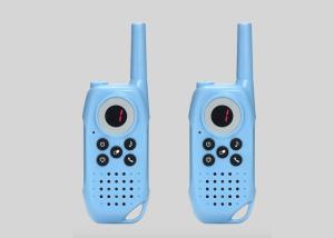 China Light Blue Survival Walkie Talkie With Transmitting And Receiving Icons factory