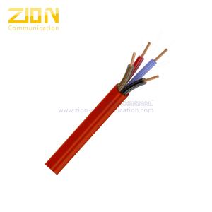 China Low Smoke PVC Jacket Fire Resistance Cable Unshielded 4 Core 0.75mm2 FRLS Level factory