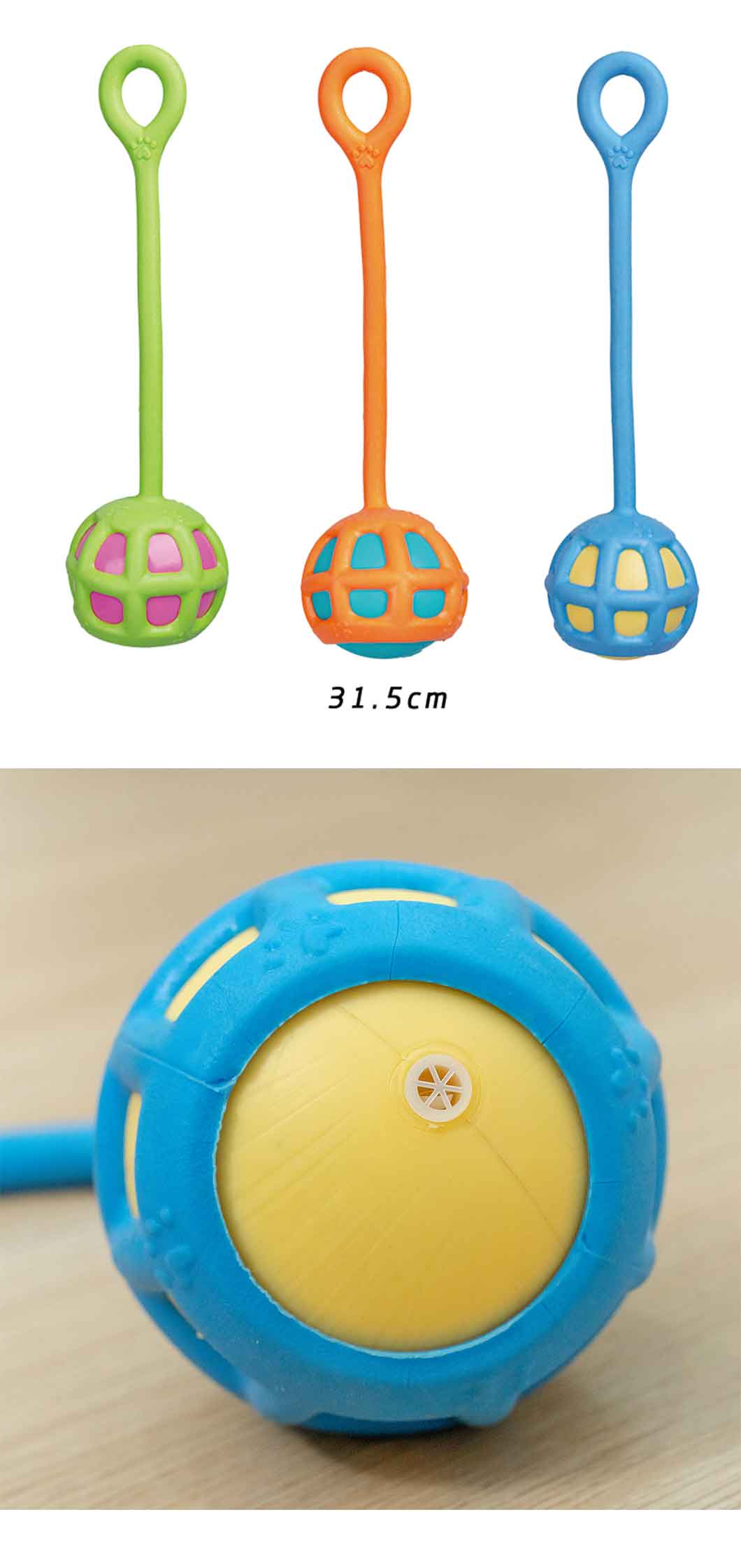 Manufacturer wholesale orange green blue chew dog tpr toys