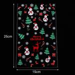 Christmas Decoration Cello Bags 6x10 inch for Treat Candy Cookie Party Favor Bag