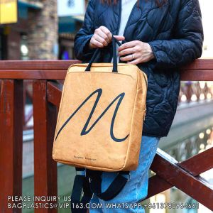 Washable Kraft Paper DuPont Handheld Retro Waterproof Lightweight Environmental