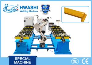 China 6 KG 1.4m Six Axis MIG Industrial Welding Robots For Storage Rack Beam factory