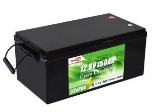 China 12.8V 150Ah Deep Cycle Rechargeable Battery For Boats Golf Carts factory