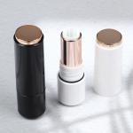 Round Plastic Lipstick Tube 3.5g for Cosmetic Electroplating Design in Any Color