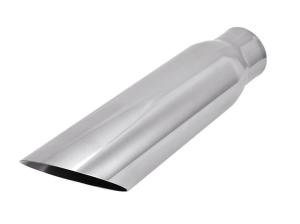 China SS304 2.25&quot; Inlet 3&quot; Outlet 12&quot; Exhaust Pipe Tips factory