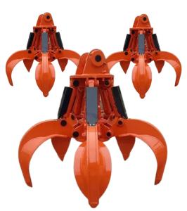 China Orange Peel Grab Excavator Rock Grapple, Excavator Attachments Hydraulic Grab Thumb Bucket For CAT VOLVO JCB Excavator factory