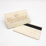 Free Design Wood Rfid Gift Printing Promotional Magnetic Stripe Card Smart Card