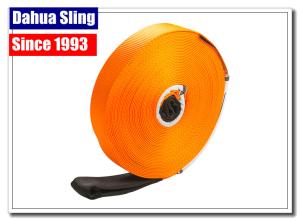 China Safety 4 Inch Jeep Tow Strap , Light Color Kinetic Recovery Strap Foldable factory