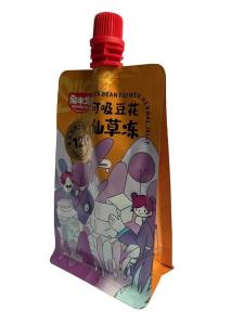 China RCPP Spout Packaging Pouch Printed Quad Customized Surface 130 Microns factory