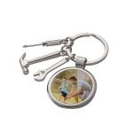 Personalized Gifts Sublimation Father's Day Tool Keyring Pendant For Sublimation