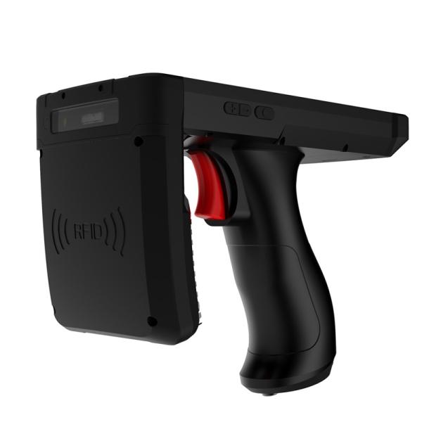 China Handheld UHF RFID Reader With Big Touchscreen And Keypad For Long Range WIFI Bluetooth Connected factory