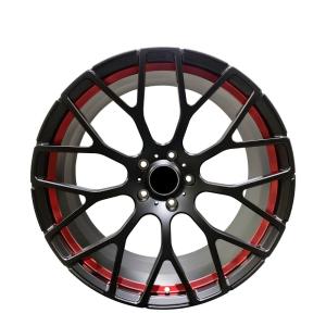 China 5x130 matt black color and red line 22x10 wheels forged wheels for mercedes G class factory