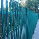 Customized Metal Palisade Fence , Eco Friendly Steel Palisade Fence Panels