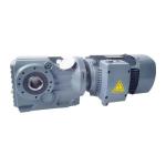 90 Degree Shaft Mounted Helical Bevel Speed K Series Gearmotor Reducer