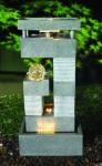 Hotel Decoration Sandstone Glass Ball Water Feature