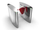 Half Height Speed Gate Turnstile SUS304 For Public Lobby CE Certificate