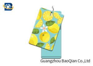China Colourful Fruit 3D Picture Lenticular Luggage Tags , Custom Hang Tags With 3D Flip Effect factory
