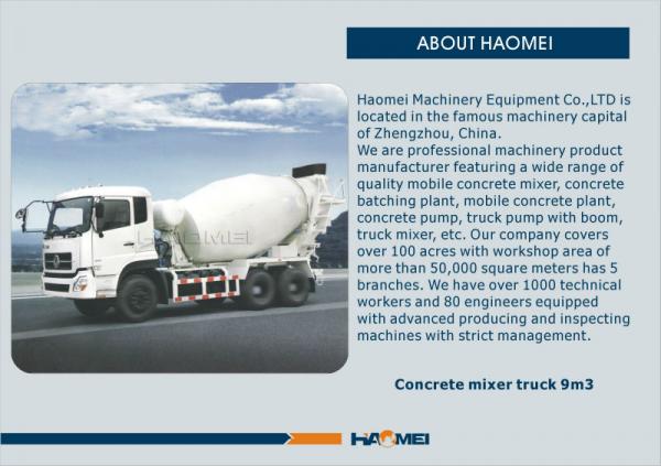  Supergrade HM8-D Concrete Mixer Truck