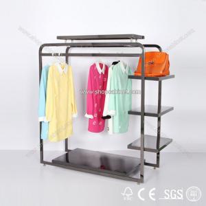 China Garment racks Double sided Waterfall display rack factory