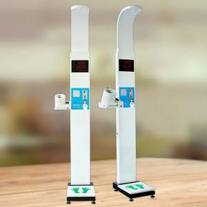 China Coin Pusher Medical Height Weight Blood Pressure Scale Digital Led Display factory