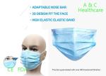 Adult Anti Virus Ear Type Disposable Face Mask Blue And White Gb2626-2006